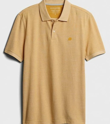Banana Republic Men's Short Sleeve Solid Pique Polo Shirts, S M L XL XXL - NEW - Picture 65 of 70