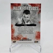 2021 UPPER DECK AEW - MAIN FEATURES - 1st EDITION - COMPLETE YOUR SET