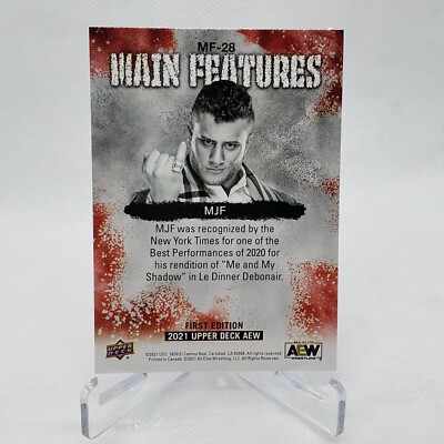 2021 UPPER DECK AEW - MAIN FEATURES - 1st EDITION - COMPLETE YOUR SET