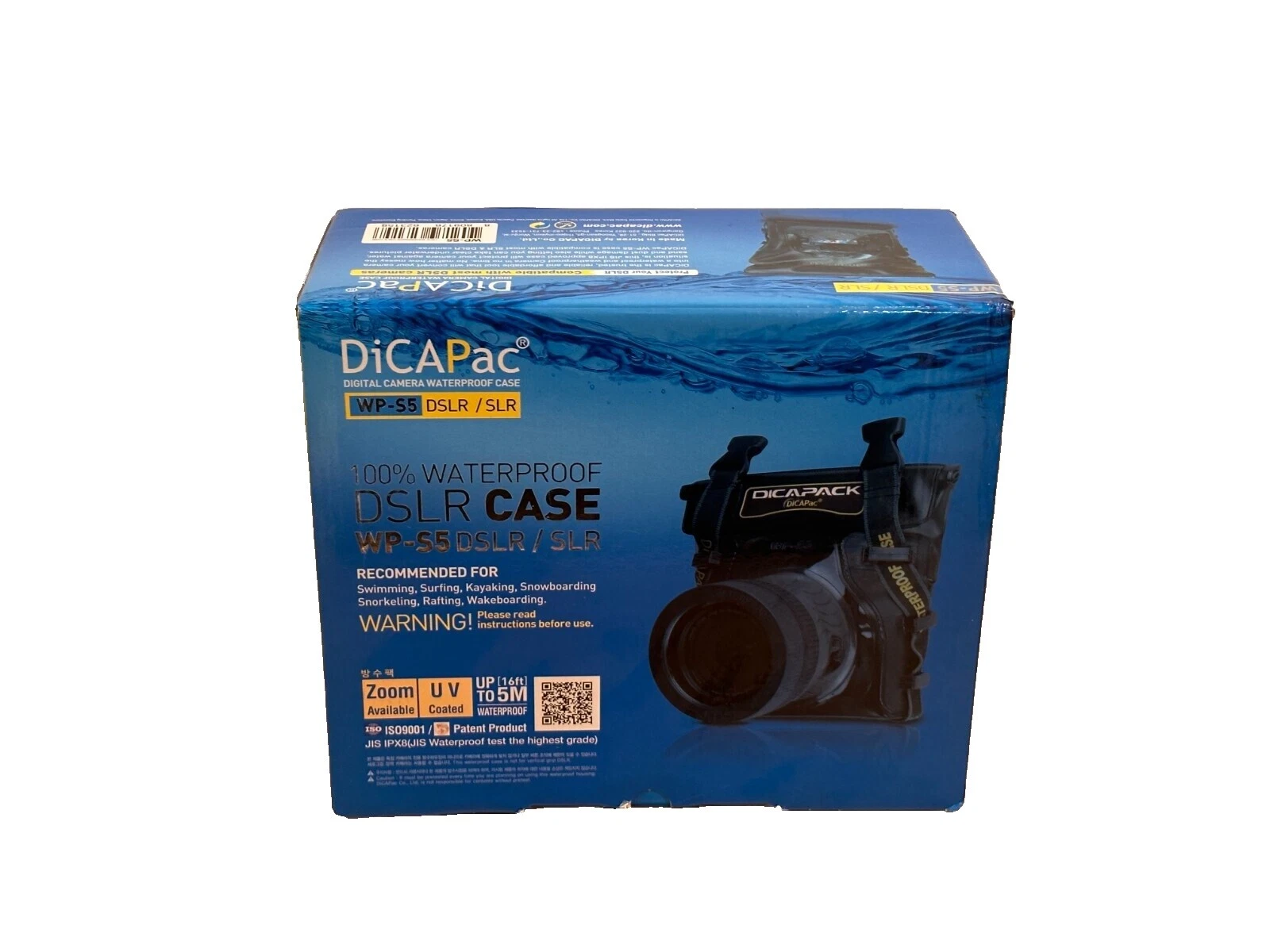 Estuches y Cámara Subacuática DiCAPac Plástico viviendas para Universal