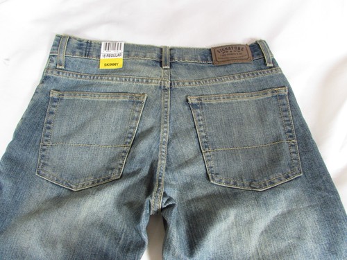 Signature by Levi Strauss & Co Big Kids Skinny Fit Jeans Blue Big Boys Size 18 R - Picture 9 of 22