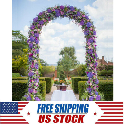 7.9ft Green Iron Arch Wedding Garden Birthday Party Flower Background Decoration