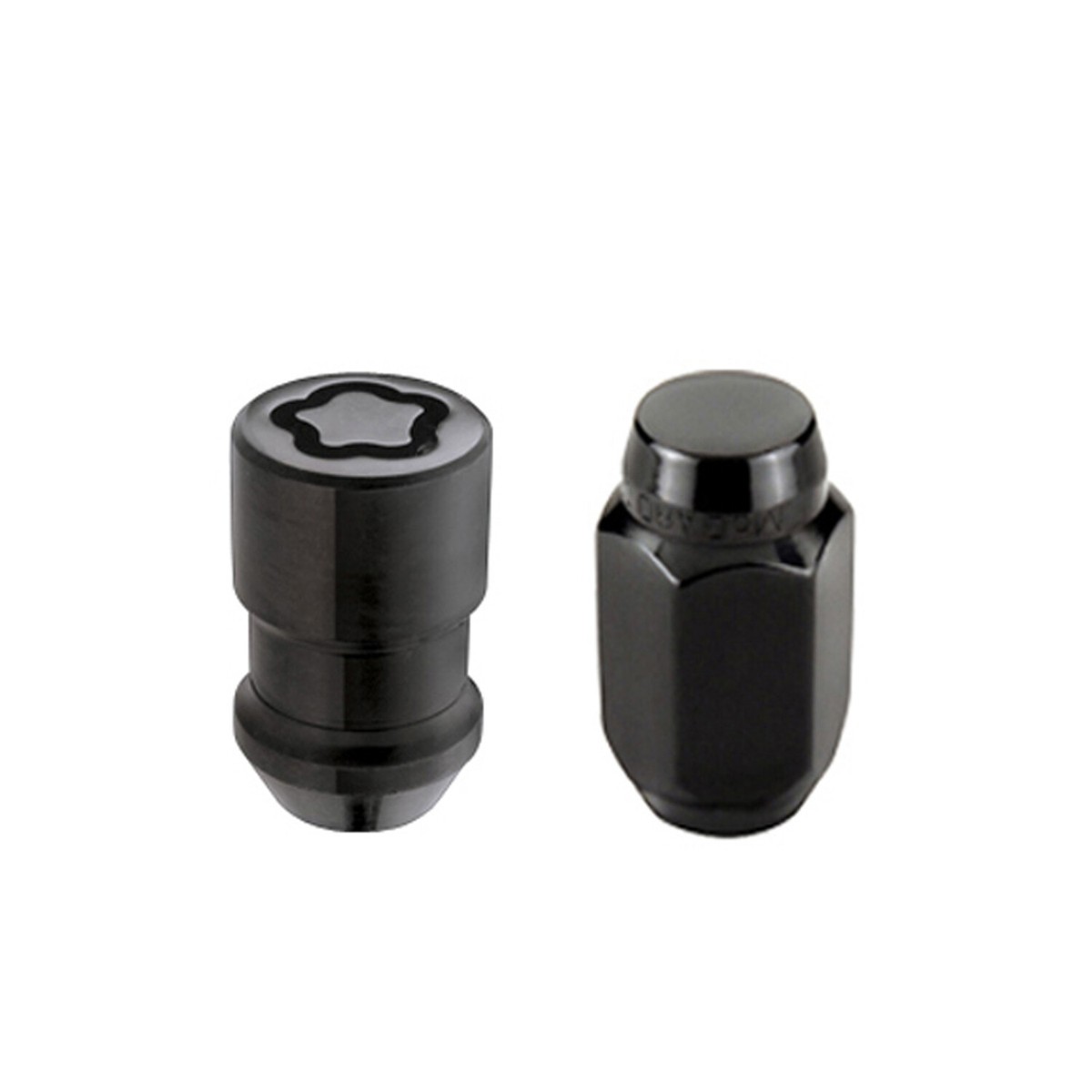 McGard 5-Lug Acorn Lugnut Wheel Install Kit-Black (1/2
