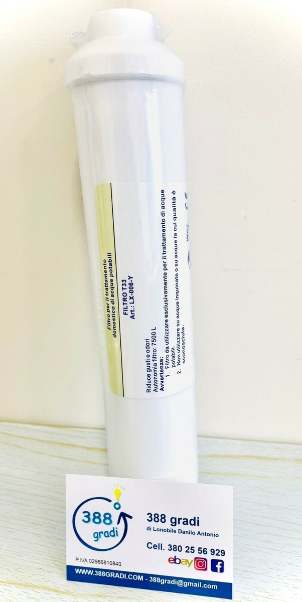 Kit Filtri Osmosi Inversa Acqua Potabile Per Purificatori Depuratore Ricambio 4 - Foto 4