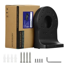 Hitosino Black Wall Mounting Bracket Support Turret Camera HITOSINO