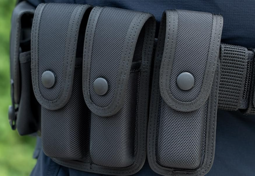 Single/Double Magazine Pouch Duty/Work Belt,Nylon MOLLE Mag Holder Carry Case-image