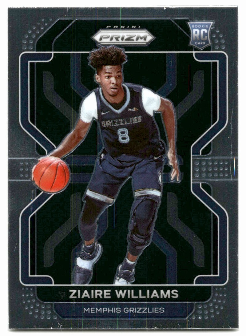 2021-22 Panini Prizm Ziaire Williams #313 RC Memphis Grizzlies