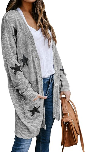 Front Cardigan Sweaters with Po | eBay