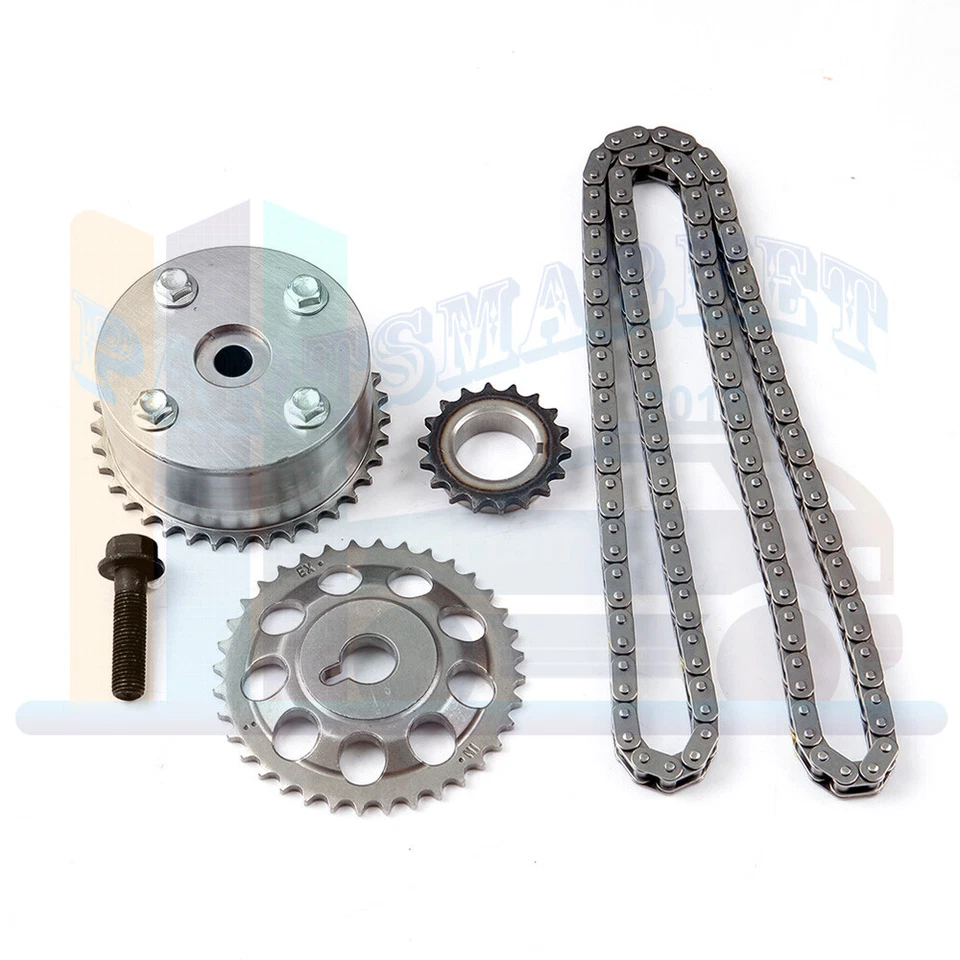 Head Gasket Set Timing Chain Kit Water Pump For 07-12 Toyota Yaris 1.5L - Image 3 of 4