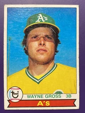 Wayne Gross - A's 1979 #528 Topps Baseball Card - Very Good
