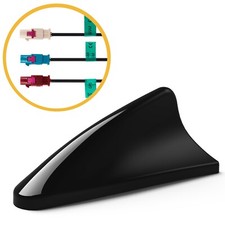 ✅ AUTO DACHANTENNE AUTO Shark FM AM + GPS + GSM FAKRA Stecker universal Antenne