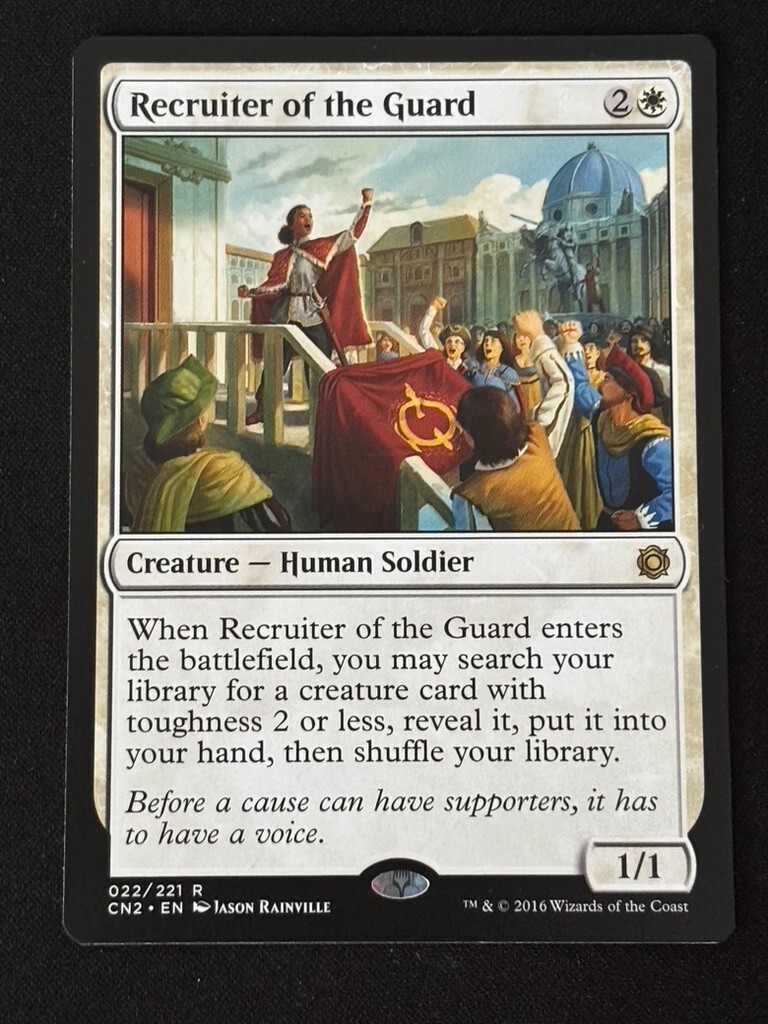 1x MTG Recruiter of the Guard - Conspiracy: Take the Crown (CN2