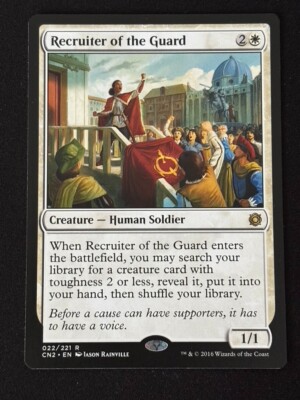 1x MTG Recruiter of the Guard - Conspiracy: Take the Crown (CN2