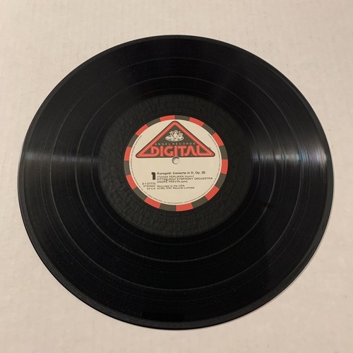 Itzhak Perlman Previn Korngold Conus Concertos Vinyl LP Angel Records DS 37770 - Picture 4 of 6