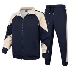 Men's Tracksuit Sweatsuits 2 Piece Set Athletic Jogging Gym Activewear Sets