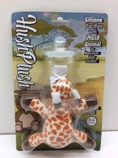 Babalou Hush Plush Cute Baby Pacifier Clip Giraffe