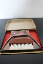 Vintage Kupfer Schaufel und Tischbesen, Vintage Kupfer Schaufel -Tischbesen