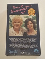 Terms of Endearment Betamax 1983 Jack Nicholson Shirley MacLaine Debra Winger