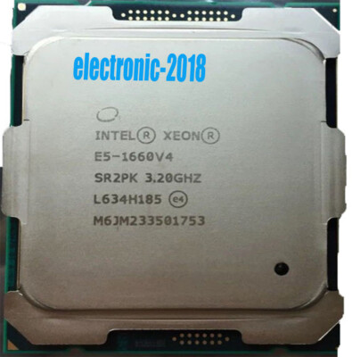 Intel Xeon e5-1660 v4 CPU processor sr2pk 8-core 3.20ghz 20mb flcga 2011-3 140w