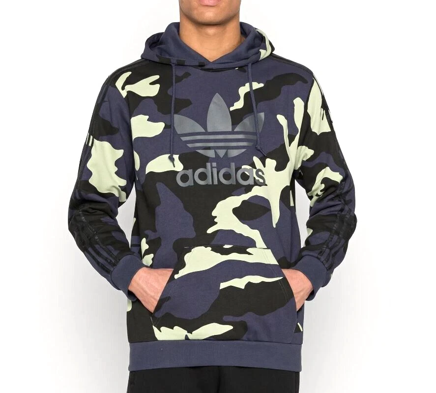 adidas originals trefoil camo hoodie