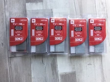 A201509 SENCO 18G x 1.5" Galvanized Straight Strip Brad nails - 5 packs of 800