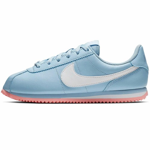 blue white nike cortez