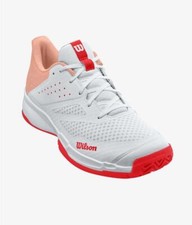 Wilson Scarpe da Tennis Donna Kaos Stroke 2.0 - Colore : Bianco/Parfait alla pes