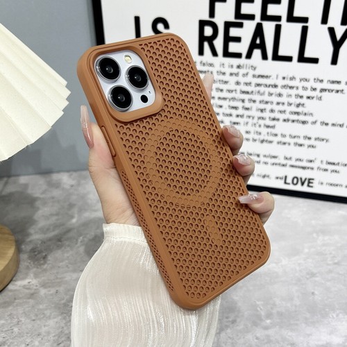 For iPhone 15 14 13 Pro Max 12 11 Heat Radiation Case Shockproof Plain PC Cover - Picture 22 of 25