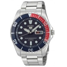 SEIKO 5 Sports SNZF15K1 PEPSI Orologio da Polso Automatico Uomo 100m