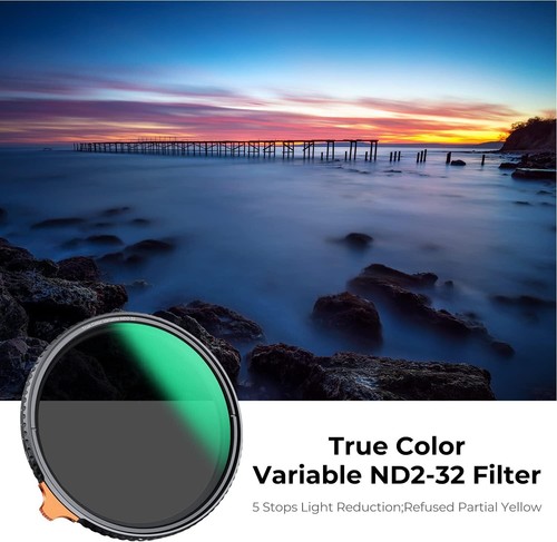 K&F Concept True Color Variable ND2-32 ND Lens Filter Adjustable Neutral Density - Picture 74 of 80