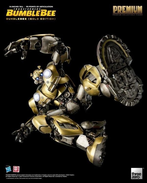Threezero Transformers: Bumblebee PREMIUM Bumblebee (Gold Edition