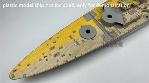 1/350 DKM Classe H Cuirassé pont en bois avec feuille de masquage pour trompettiste 05371 - Photo 2 sur 6