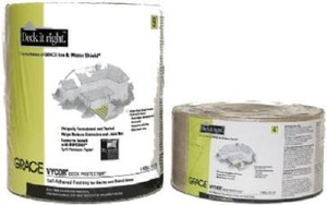 Grace 45639 4" x 75' ft roll Vycor Deck Protector Membrane ...