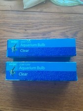 2 Aquarium Bulbs   25w / 120V   Clear N.I.B.