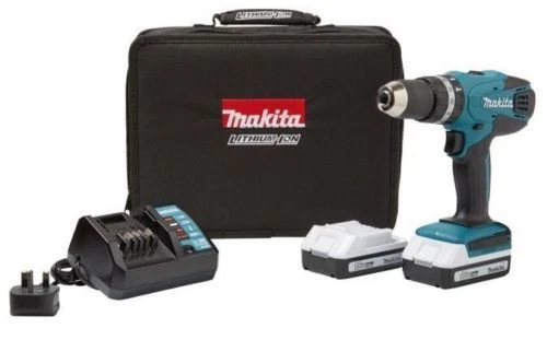 Makita Cordless 18V Li-Ion Combi Drill 2 Batteries HP457DWEX2
