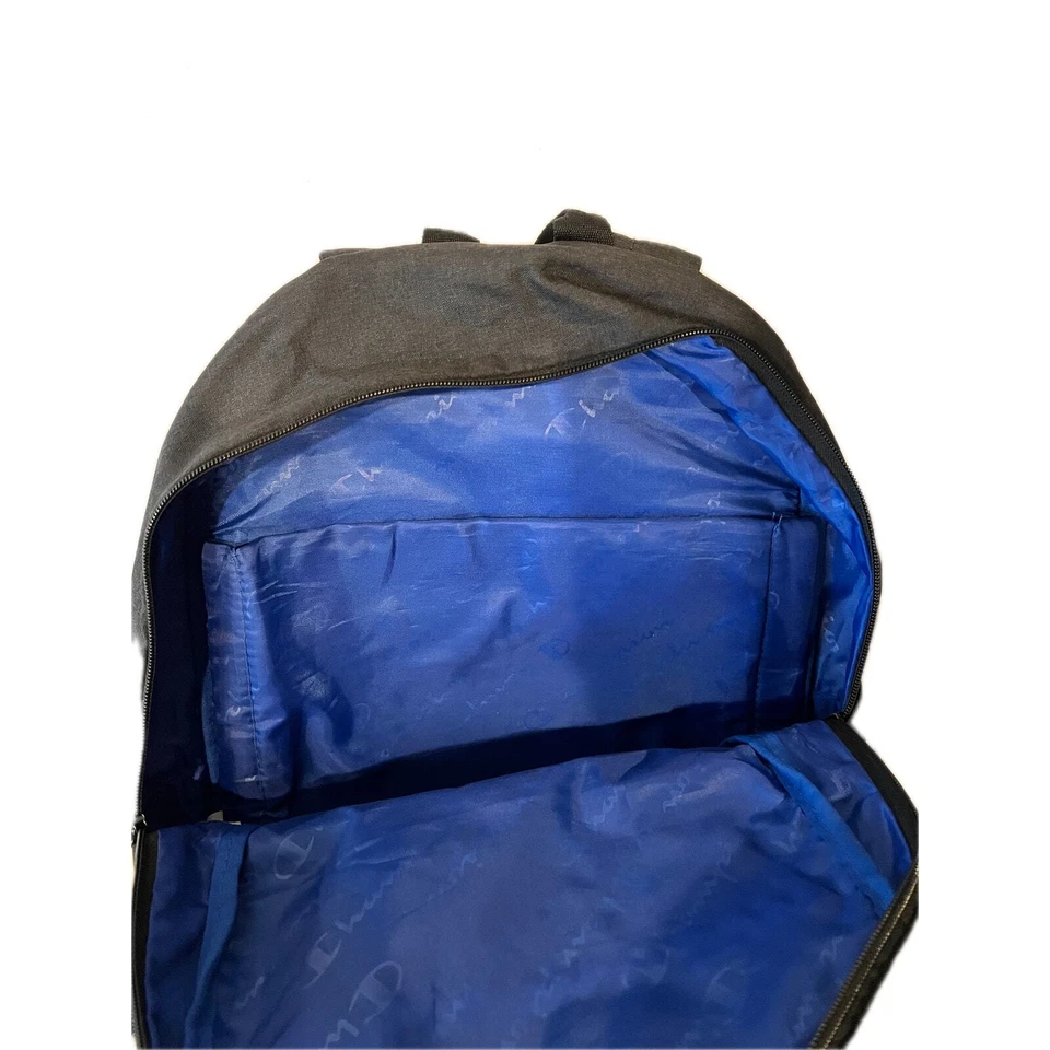 Mochila Champion Daily negra azul con logotipo Foto 3 de 3