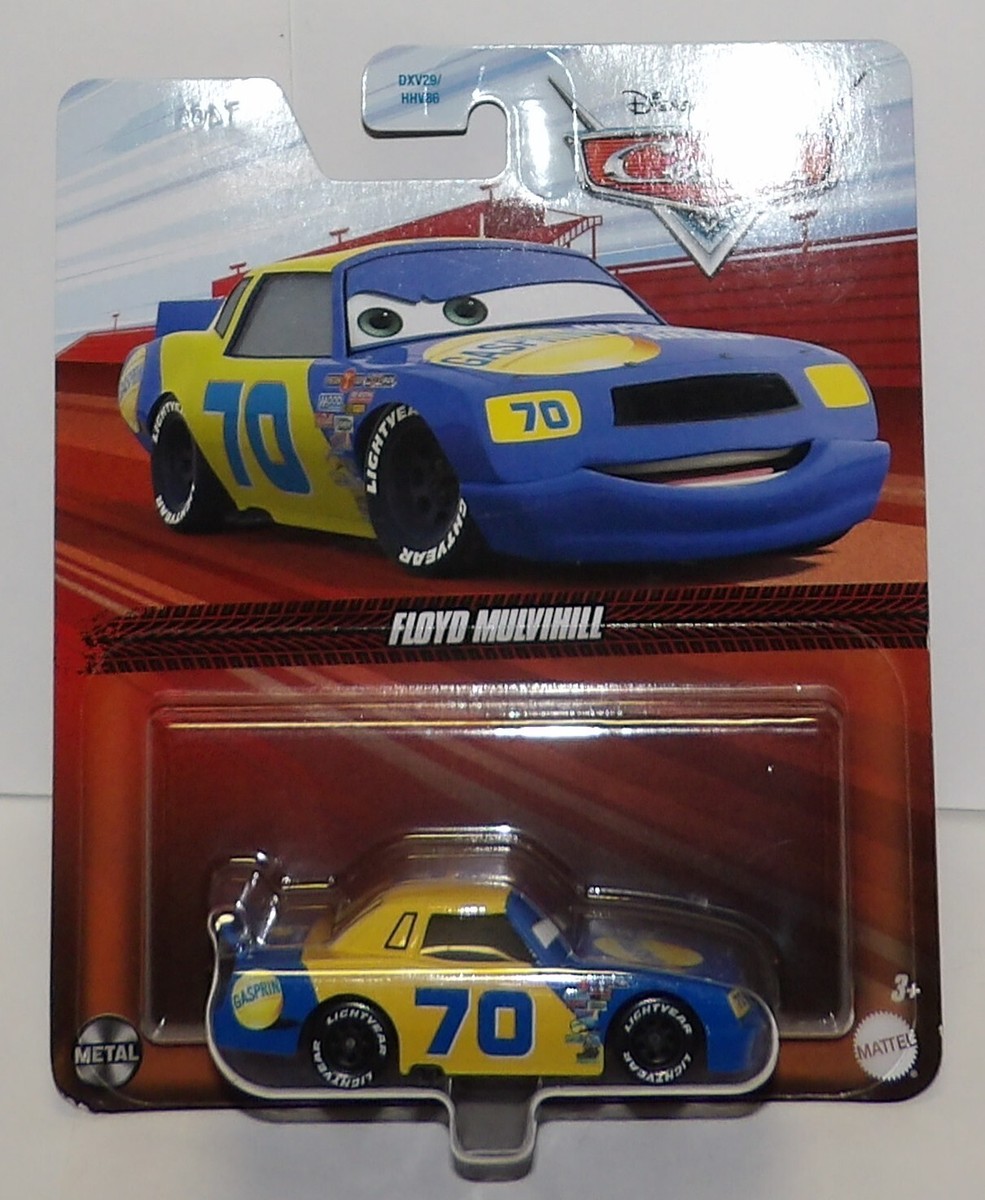 Disney Pixar Cars ~ FLOYD MULVIHILL ~ # 70 Gasprin Race Car