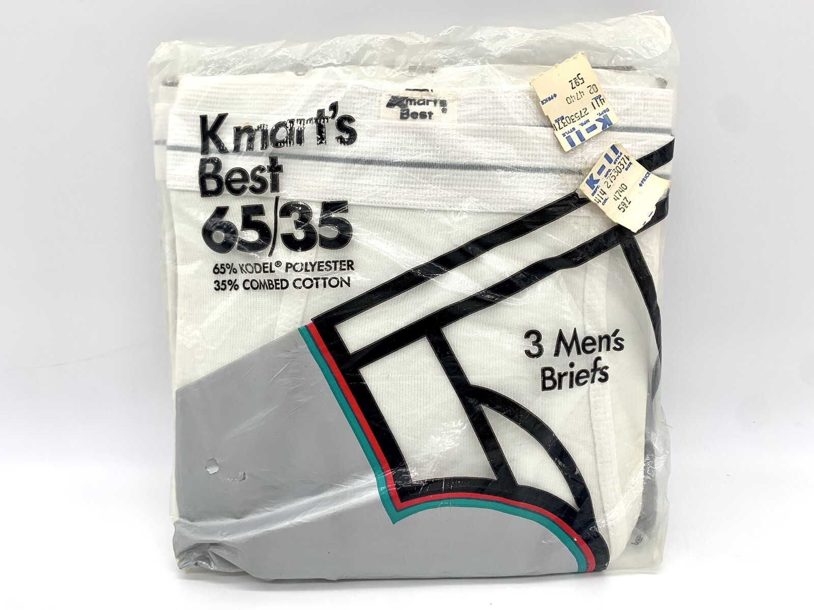 New Vtg 70s 80s Kmart Best Briefs Underwear 3 Pack 65… Gem