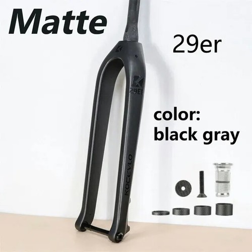 27.5 29er MTB Fork Bike Carbon Rigid Fork 110*15mm Boost 1-1/8"-1-1/2" Tapered - Picture 27 of 30