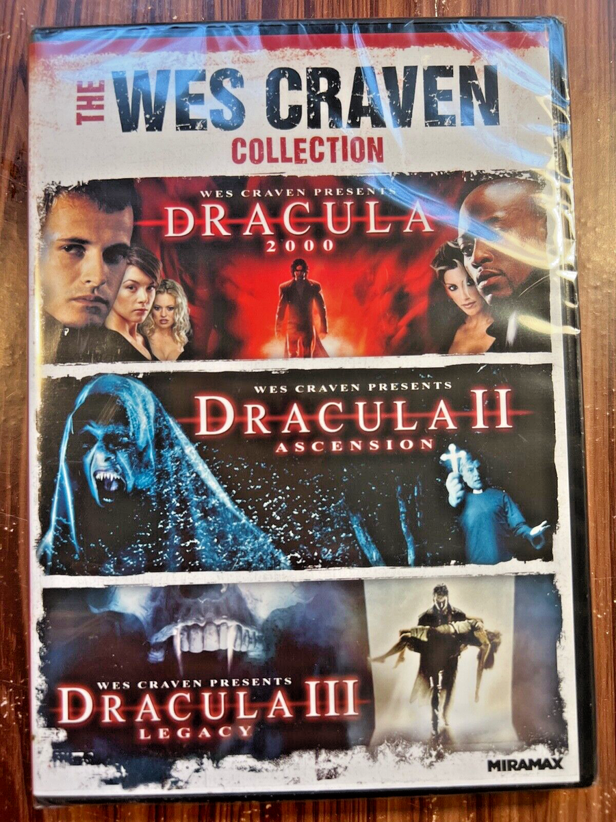 The Wes Craven Collection DVD Dracula 1 2 3 2000 II III Ascension