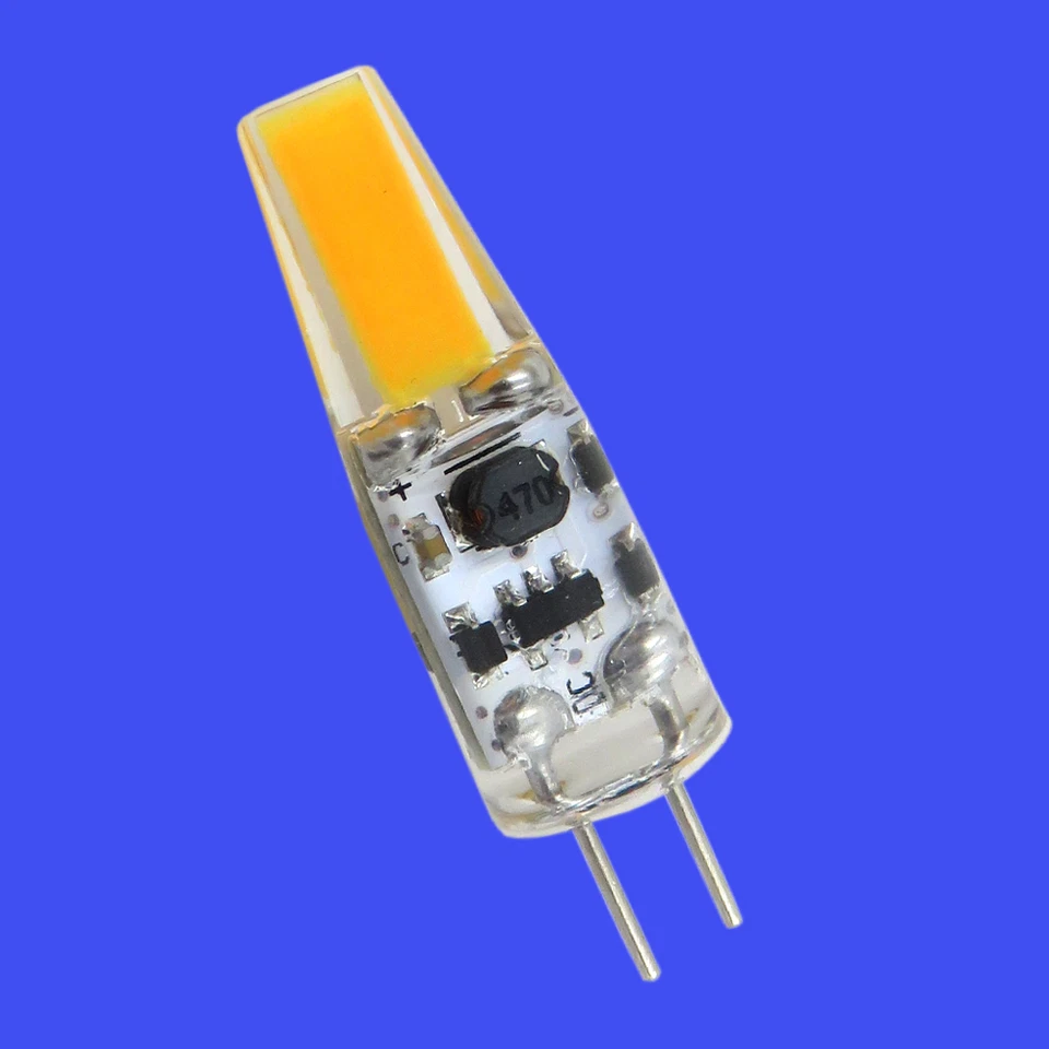 10x G4 COB 1505 LED Light Bulb 2W RV/Boat Lamp AC12V/DC12~24V Warm White 2700K H - Image 2 of 4