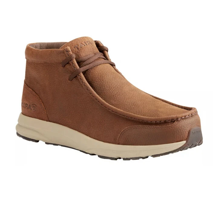Ariat Men s Spitfire Aged Mahogany Bomber Shoes Moc Toe