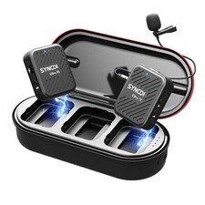 SYNCO G1(A1) Pro Wireless Lavalier Microphone With Charging Case for Camera Vlog