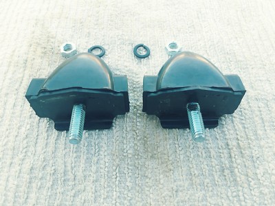 1962 - 67 CHEVY II NOVA Suspension Upper Control Arm Bumper ~ PAIR w/ HARDWARE