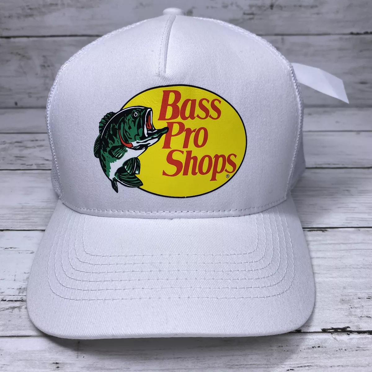 Bass Pro Shops Fishing Trucker Hat Mesh Cap Adjustable SnapBack