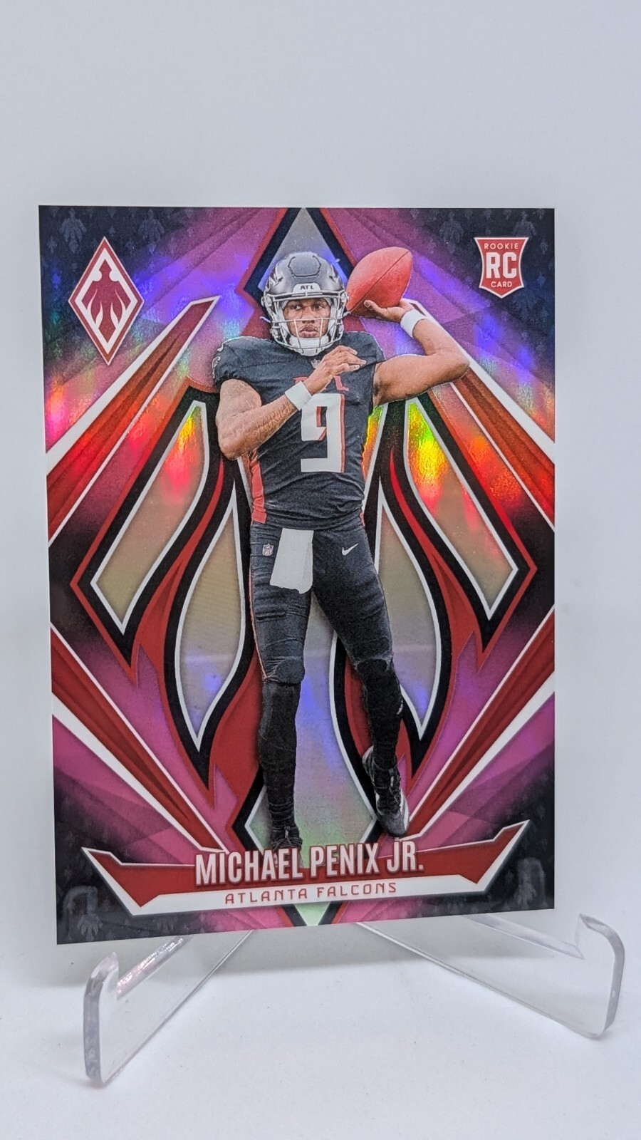 2024 Panini Phoenix NFL Michael Penix Jr #229 Rookie Pink Fade /88