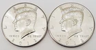 2012 P & D Kennedy Half Dollar Set (2 coins)  AVE CIRCULATED **FREE SHIPPING**