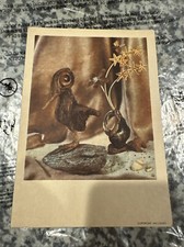 1961 tropical island Dinner Menu SS ROTTERDAM Holland America Line Ship cruise b