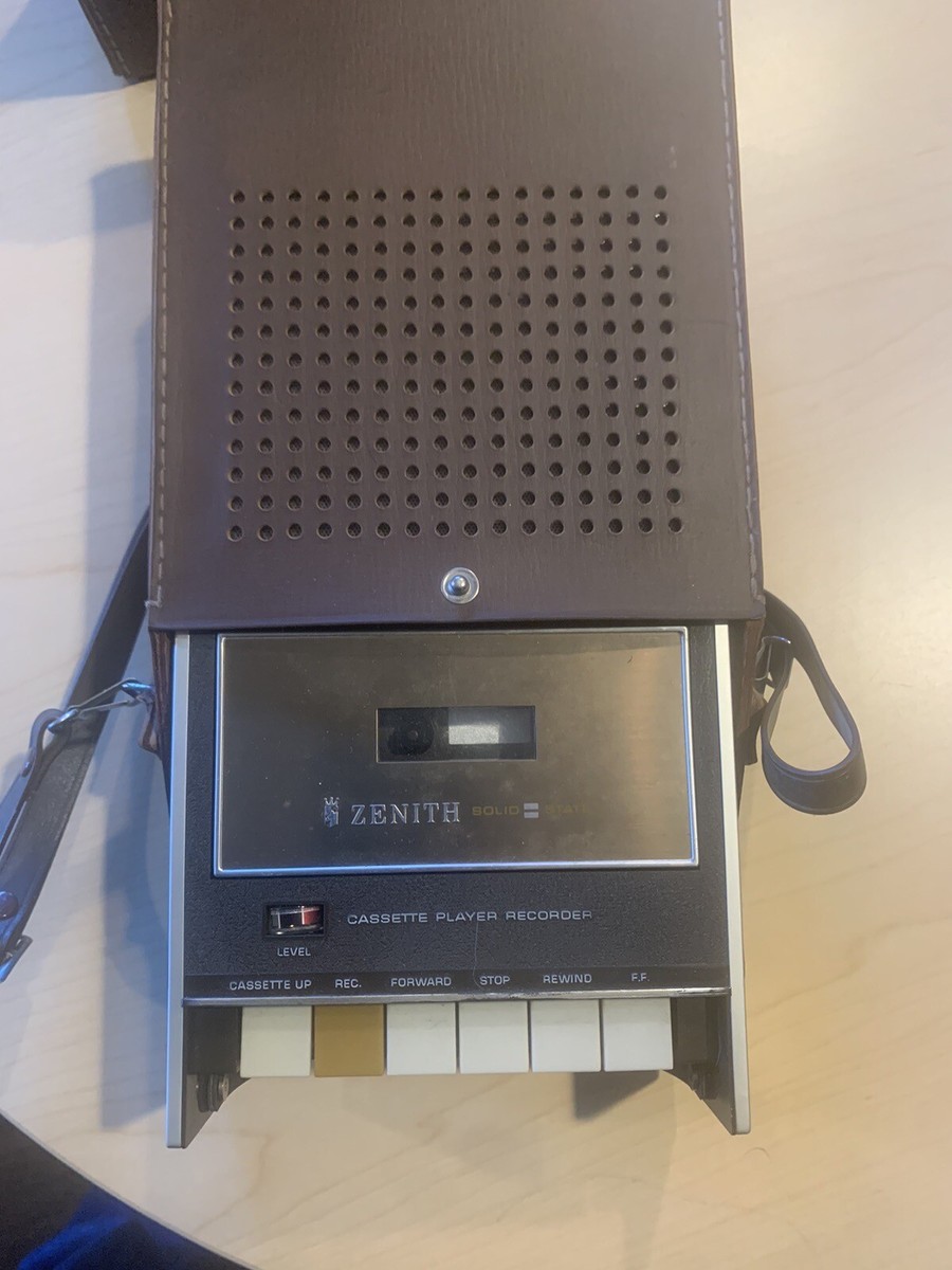 Zenith Cassette Recorder- Model A-610J - Vintage Gem Mint With