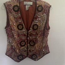 vintage beaded vest, so beautiful 